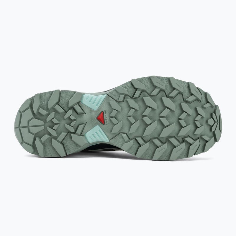 Női túrabakancs Salomon X Ultra 360 green milieu/urban chic/clearly aqua 4