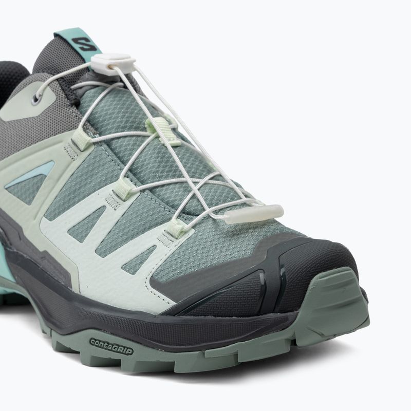 Női túrabakancs Salomon X Ultra 360 green milieu/urban chic/clearly aqua 7