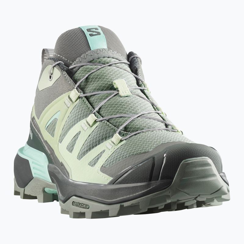 Női túrabakancs Salomon X Ultra 360 green milieu/urban chic/clearly aqua 3