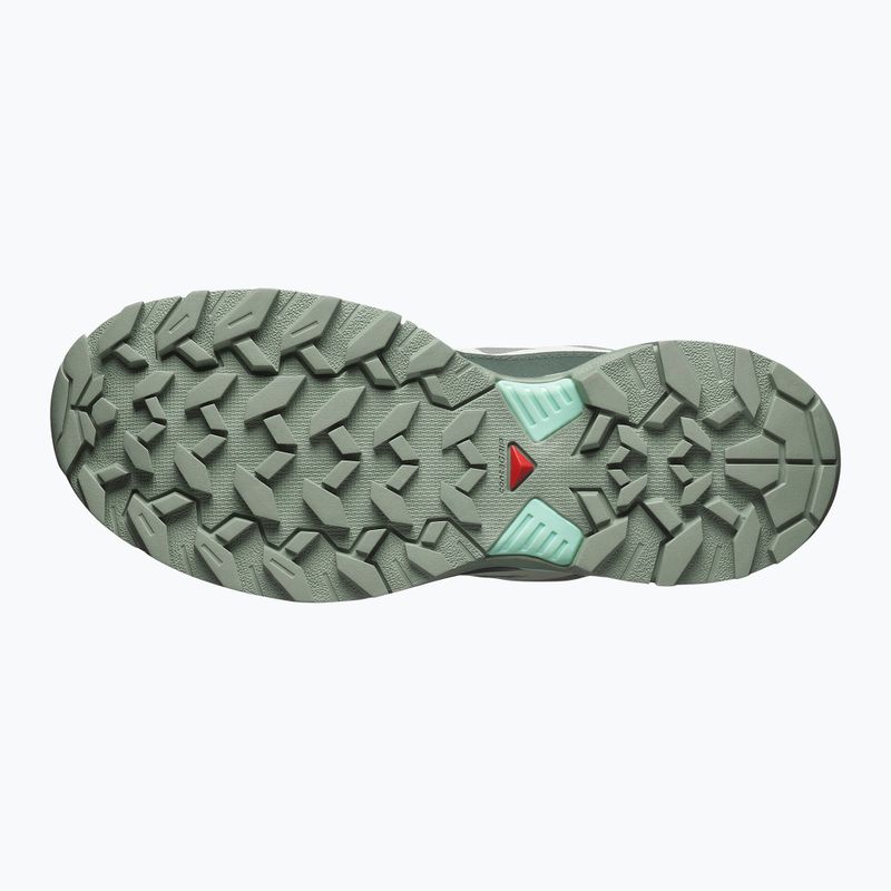 Női túrabakancs Salomon X Ultra 360 green milieu/urban chic/clearly aqua 6