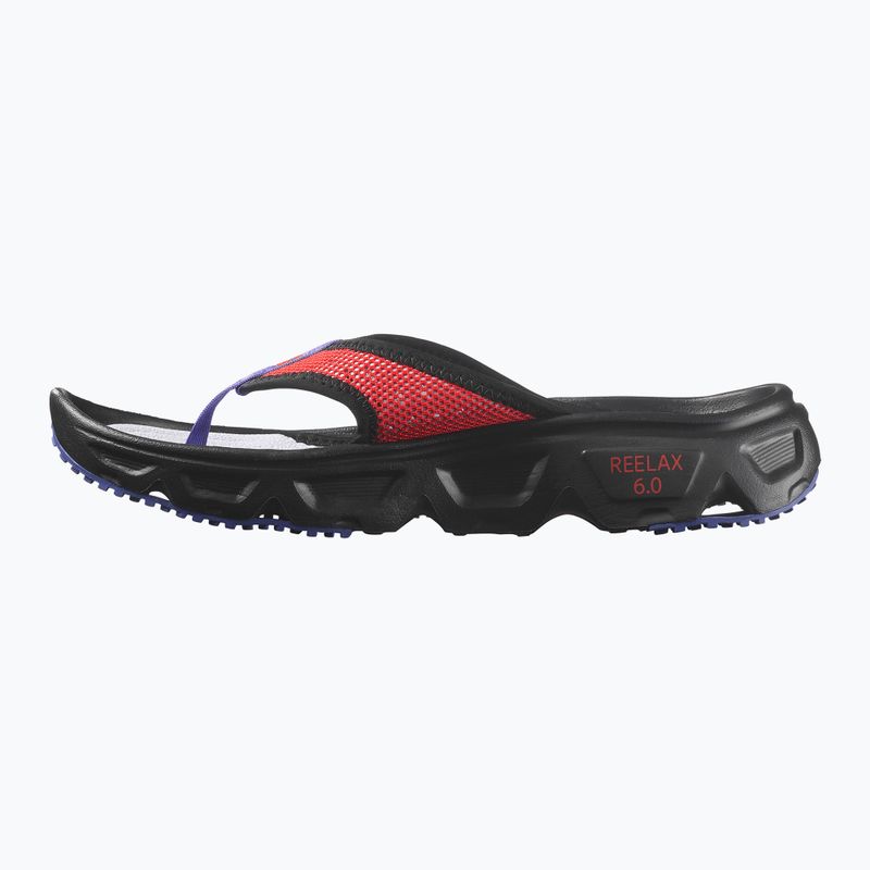 Salomon Reelax Break 6.0 női flip flop cosmic sky/fekete/flame scarlet 2
