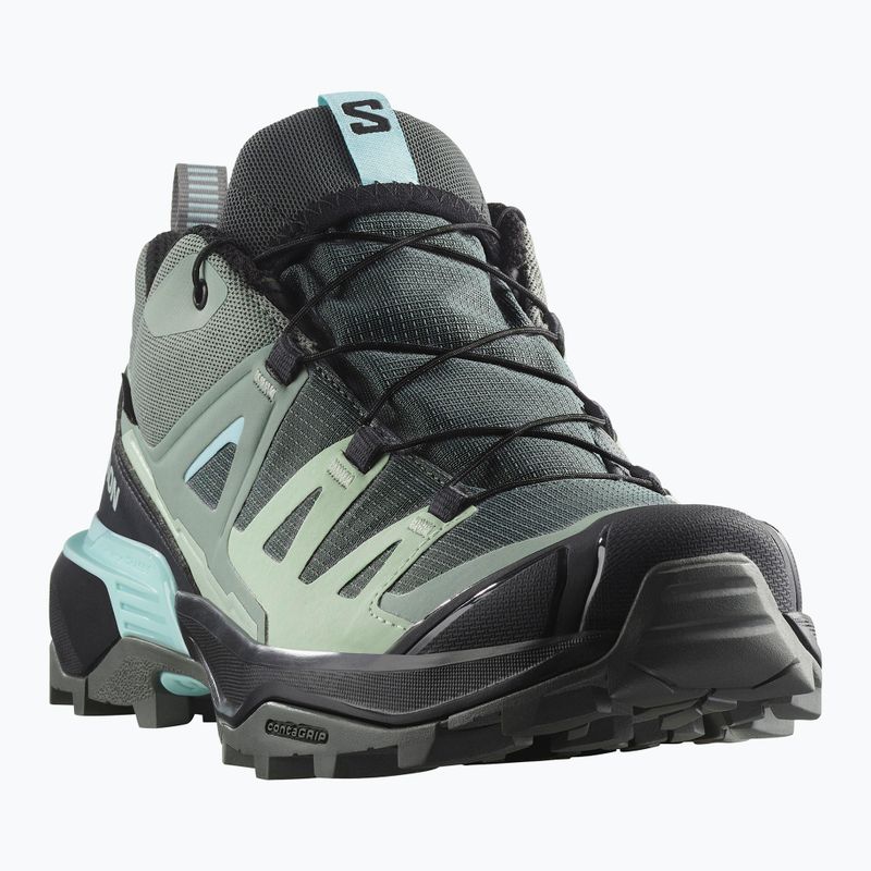Női Salomon X Ultra 360 GTX túracipő Sedona zsálya/fekete/tenger habja