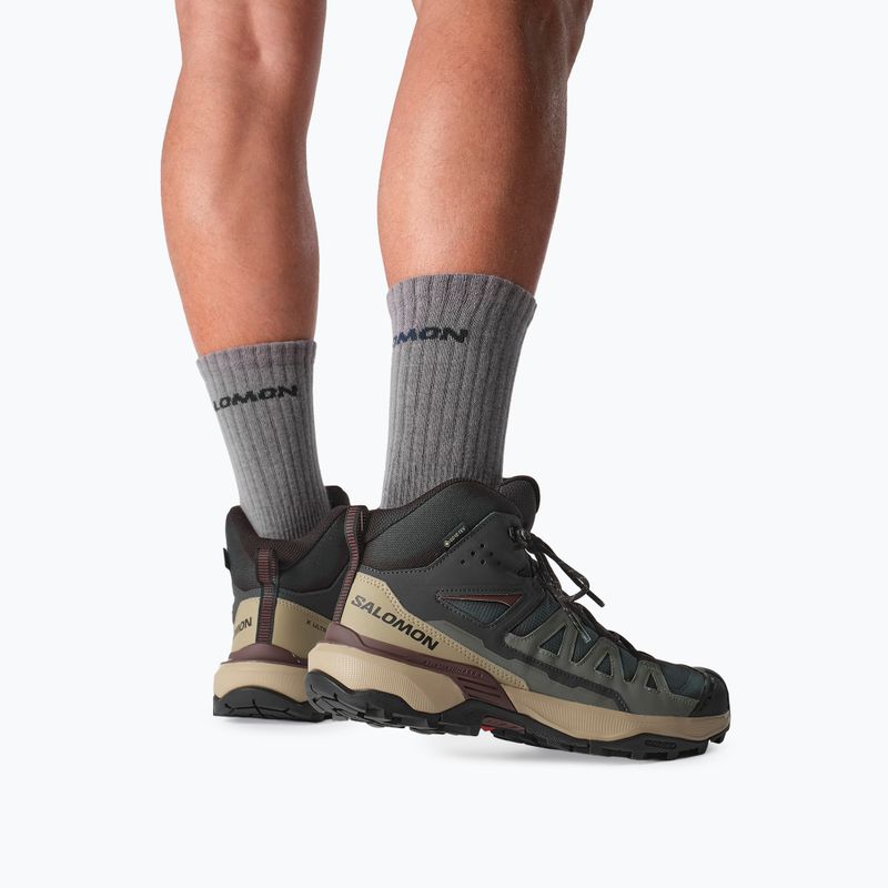 Férfi túracipők Salomon X Ultra 360 MID GTX phantom/desert tan 7