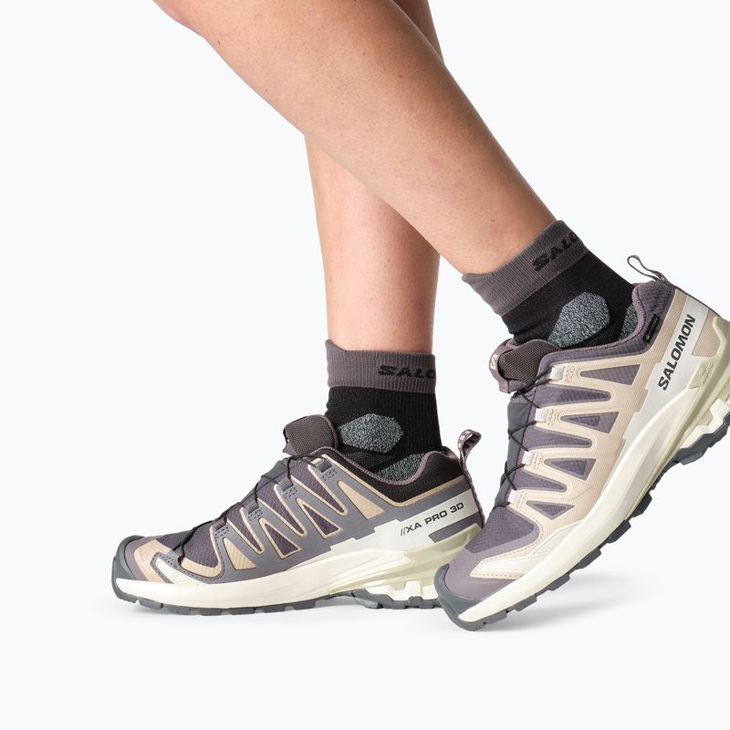 Női futócipők Salomon XA Pro 3D V9 GTX nine iron/oxford tan 6