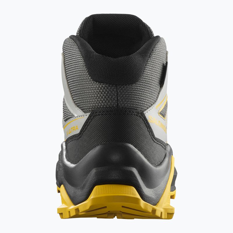 Gyermek túracipő Salomon X Ultra Mid GTX castlerock/fekete/fűszeres/mustár 10