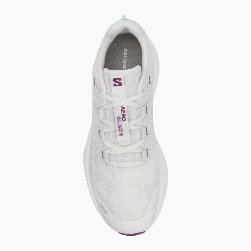 Férfi futócipő Salomon Aero Glide 3 fehér/fehér/fűszernövény 5