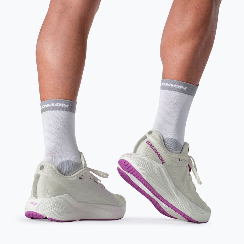 Férfi futócipő Salomon Aero Glide 3 fehér/fehér/fűszernövény 12