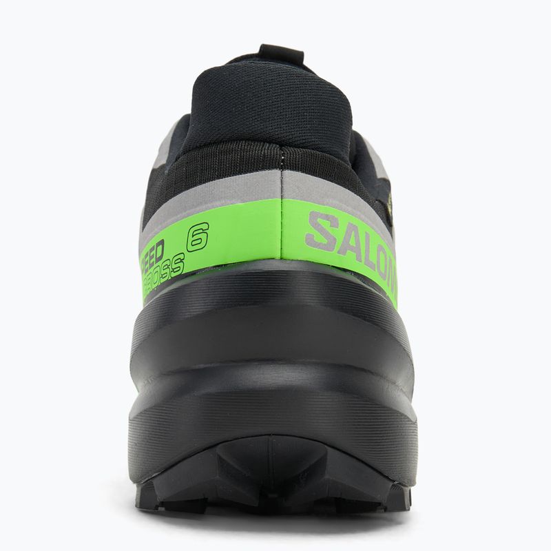 Férfi futócipő Salomon Speedcross 6 GTX fekete/ötvözet/zöld gekkó 6