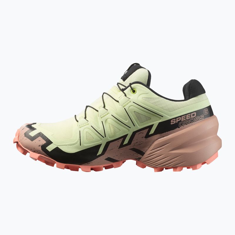 Női Salomon Speedcross 6 GTX futócipő lime cream/mahogany rose/fekete 3