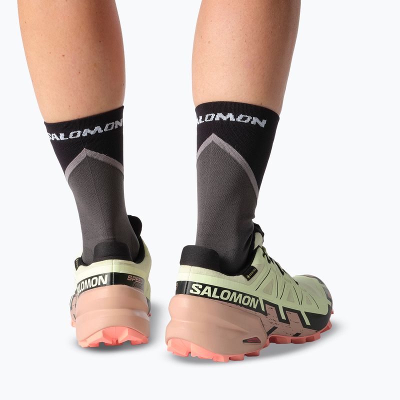 Női Salomon Speedcross 6 GTX futócipő lime cream/mahogany rose/fekete 8