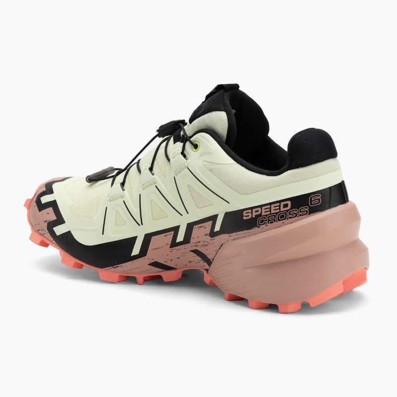 Női Salomon Speedcross 6 GTX futócipő lime cream/mahogany rose/fekete 3