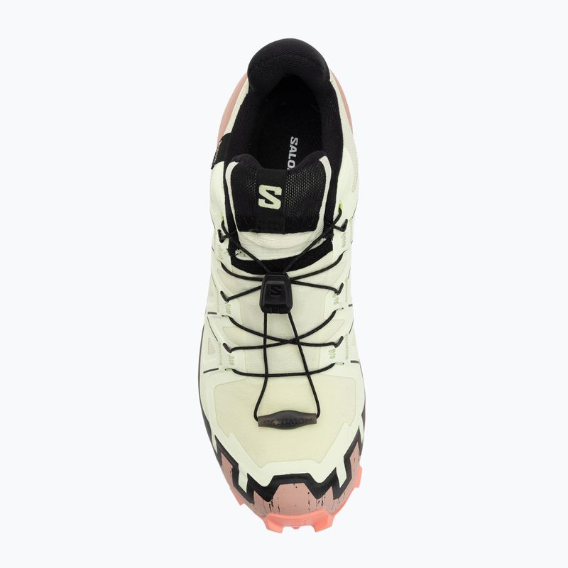 Női Salomon Speedcross 6 GTX futócipő lime cream/mahogany rose/fekete 5