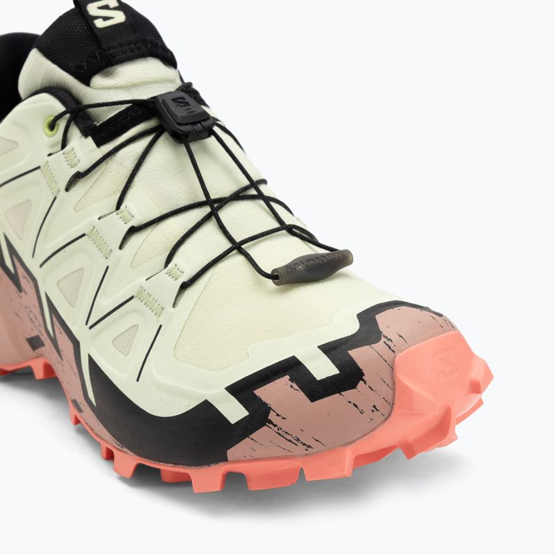 Női Salomon Speedcross 6 GTX futócipő lime cream/mahogany rose/fekete 7