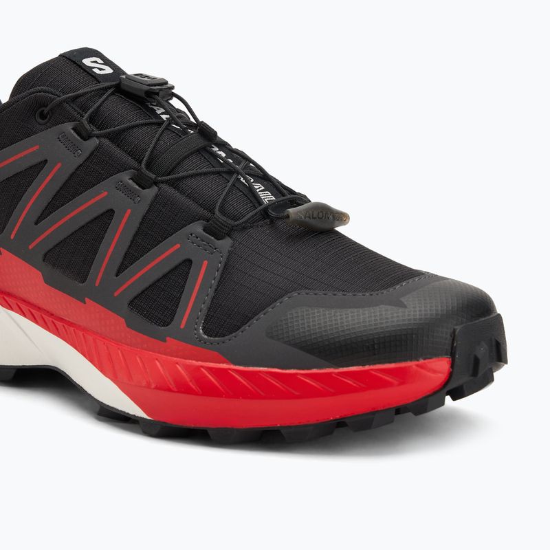 Férfi futócipő Salomon Speedcross Peak fekete/aszfalt/tüzes piros 7