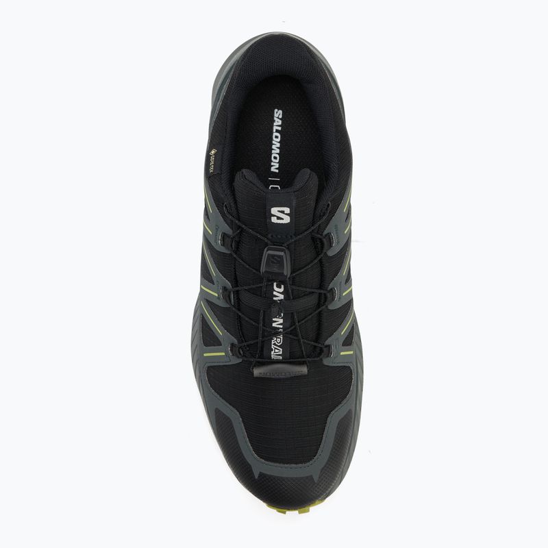 Férfi futócipő Salomon Speedcross Peak GTX fekete/urban chic/sötét citrom 5