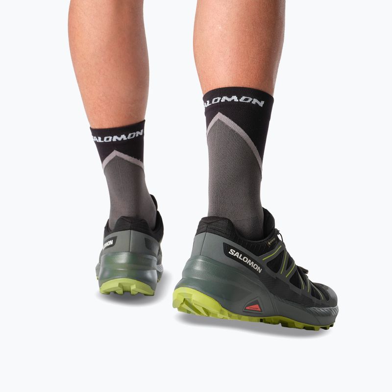 Férfi futócipő Salomon Speedcross Peak GTX fekete/urban chic/sötét citrom 10