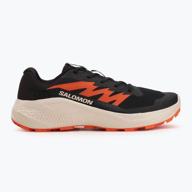 Férfi futócipő Salomon Alphaglide fekete/esős nap/piros narancs 2