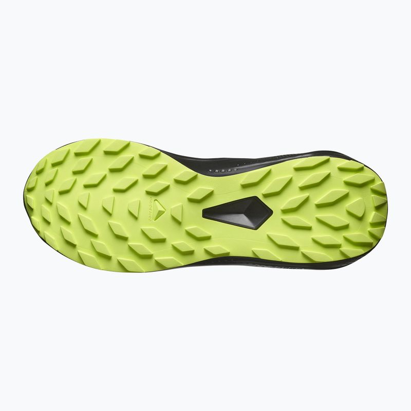 Férfi futócipő Salomon Alphaglide GTX fekete/ötvözet/éles zöld 4