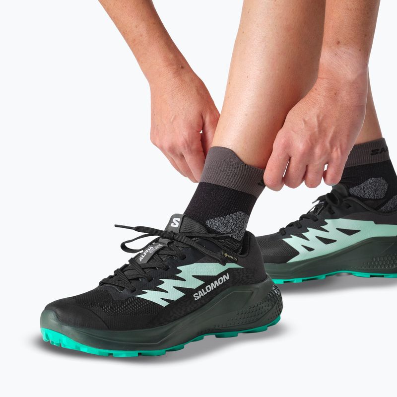 Női futócipő Salomon Alphaglide GTX hantom/urban chic/waterfall 8