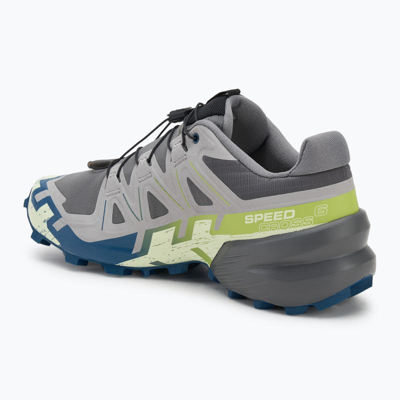 Férfi Salomon Speedcross 6 futócipő castlerock/lime cream/poseidon 3