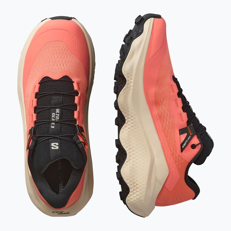 Női futócipő Salomon Ultra Glide 3 fusion coral/tender peach/fekete 6