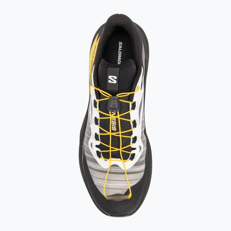 Salomon Genesis férfi futócipő fekete/fehér/citromsárga 5