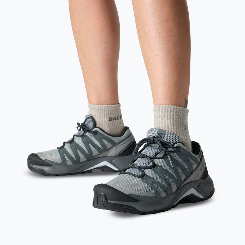 Női túrabakancs Salomon X-Adventure Recon Waterproof mnment/turbu 8