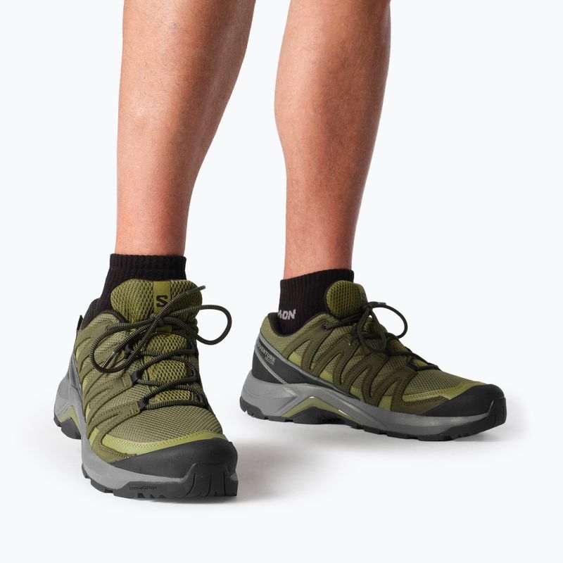 Férfi túracipő Salomon X-Adventure Recon Waterproof olvnig/martini 8