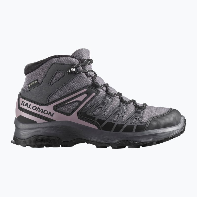 Női Salomon Extegra GTX Mid túracipő henna/run raisin/mahogany rose 8