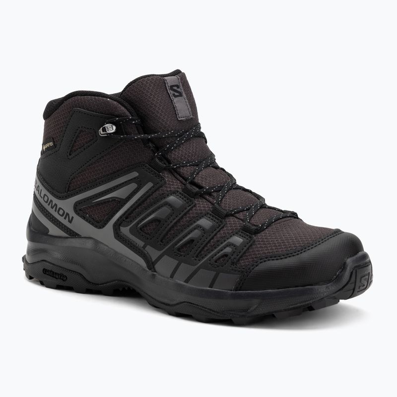 Férfi Salomon Extegra GTX Mid túracipő henna/run raisin/mahogany rose
