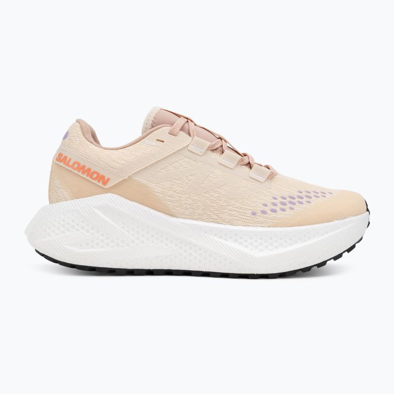 Női futócipő Salomon Aero Glide 3 Gravel shortbread/white/fusion coral 2
