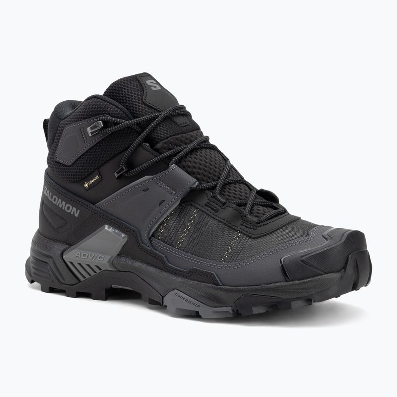 Férfi túrabakancs Salomon X Ultra 5 MID GTX fekete / aszfalt / castlerock