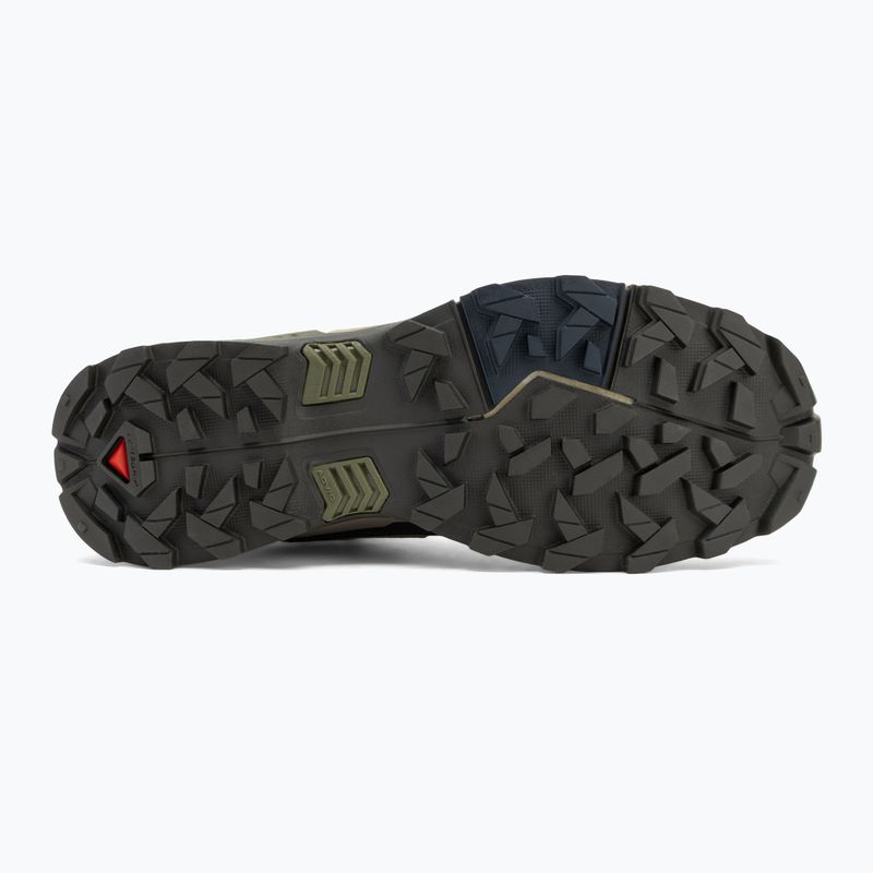 Férfi túrabakancs Salomon X Ultra 5 MID GTX tőzeg / szürkészöld / kék éjszaka 4