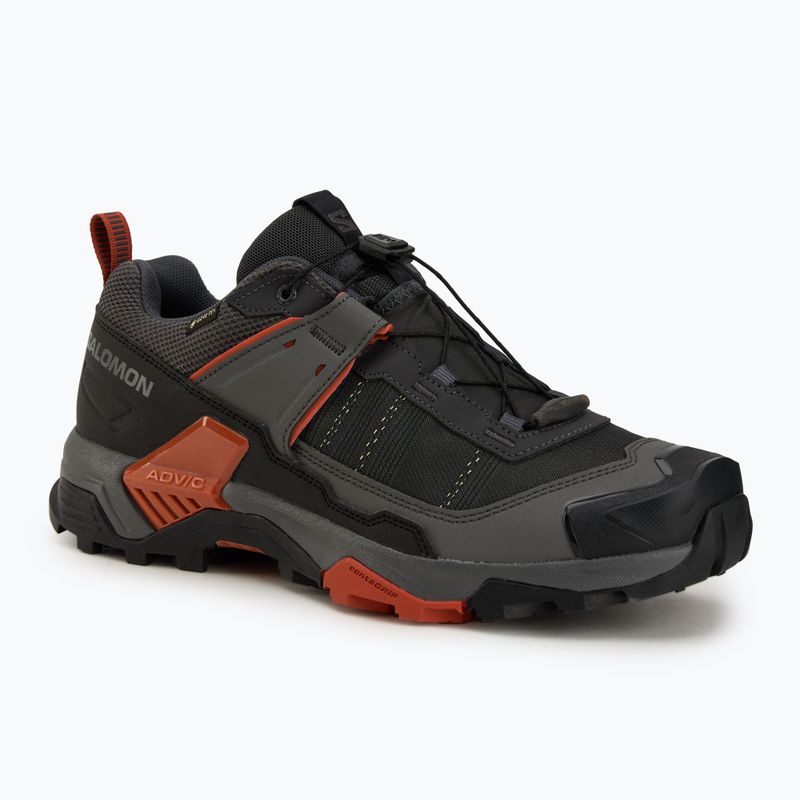 Férfi túrabakancs Salomon X ULTRA 5 GTX aszfalt / castlerock / égett okkersárga