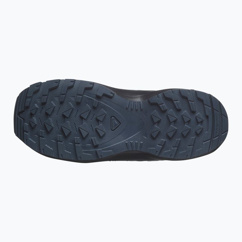 Gyermek túracipő Salomon XA Pro 3D V8 Waterproof fekete/turbulencia/kőbánya 11