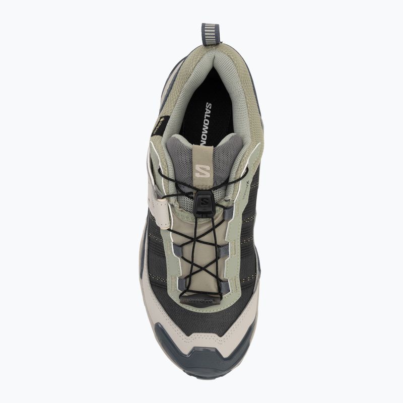 Női túrabakancsok Salomon X ULTRA 5 GTX seagrass / turbul ence / tender peach 5