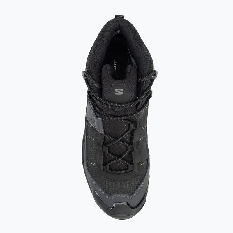 Férfi túrabakancsok Salomon X Ultra 5 MID Wide GTX fekete/aszfalt 5
