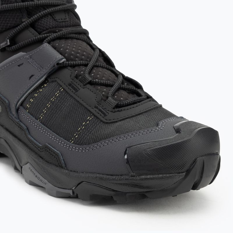 Férfi túracipő Salomon X Ultra 5 MID Wide GTX black/asphalt/ castlerock 7