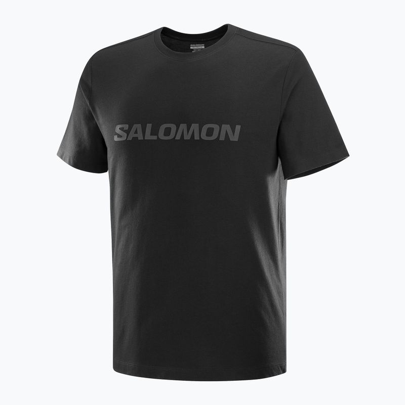 Férfi Salomon Big Logo Tee mély fekete 4