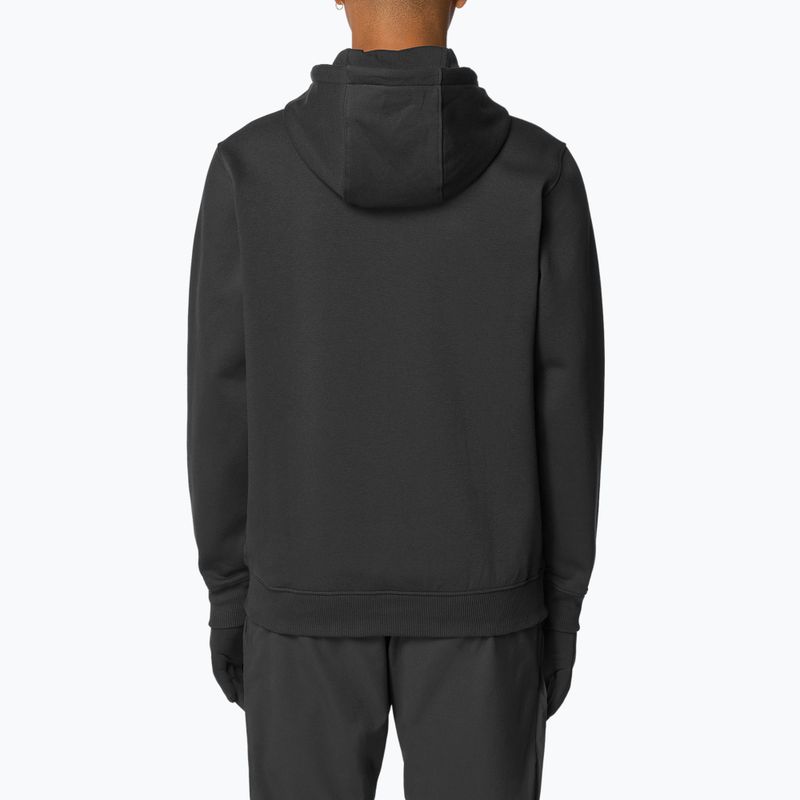 Férfi pulóver Salomon Chest Logo Hoodie deep black 2