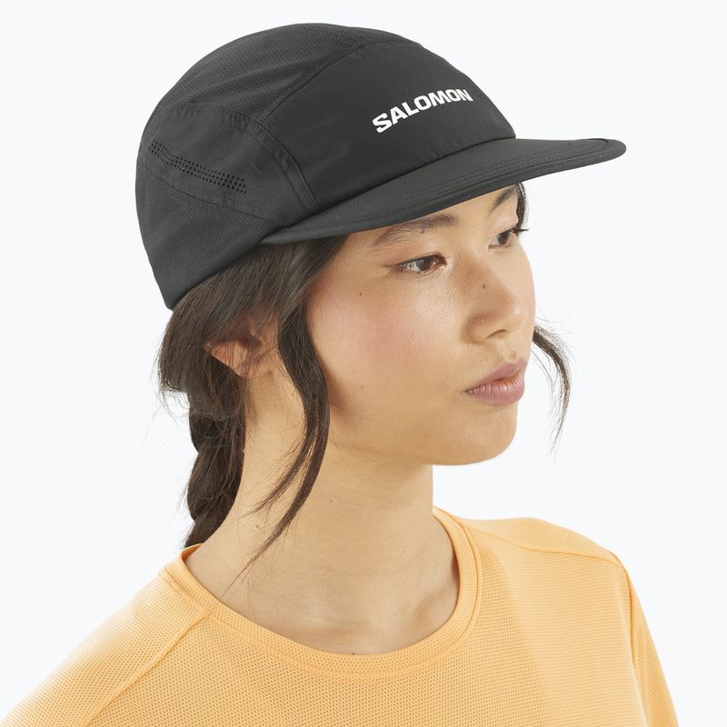 Salomon SHAKEout 7 paneles baseball sapka mély fekete 2