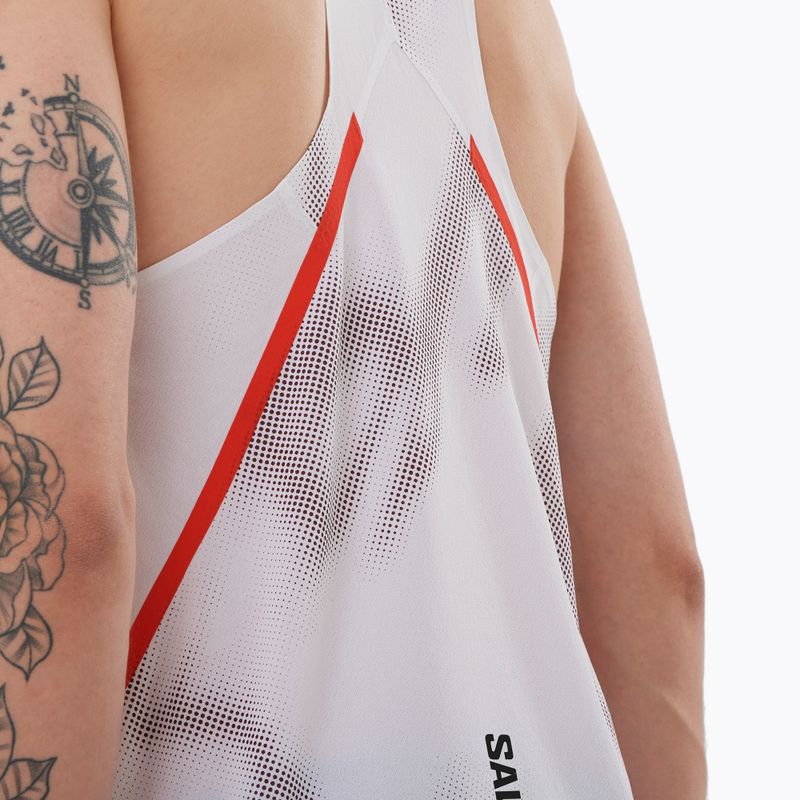 Férfi futó felső Salomon S/Lab Speed Singlet fehér / andorra 3