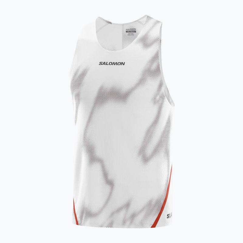 Férfi futó felső Salomon S/Lab Speed Singlet fehér / andorra 4