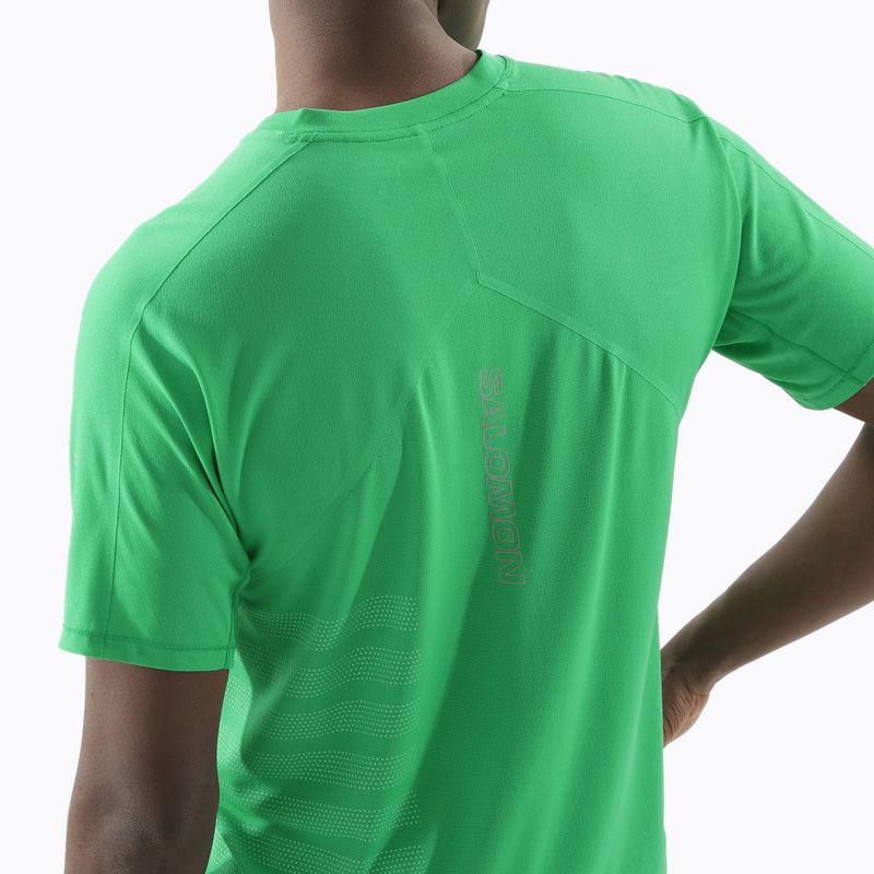 Férfi Salomon Sense Aero Tee GFX parakeet / spearmintme futópóló 3