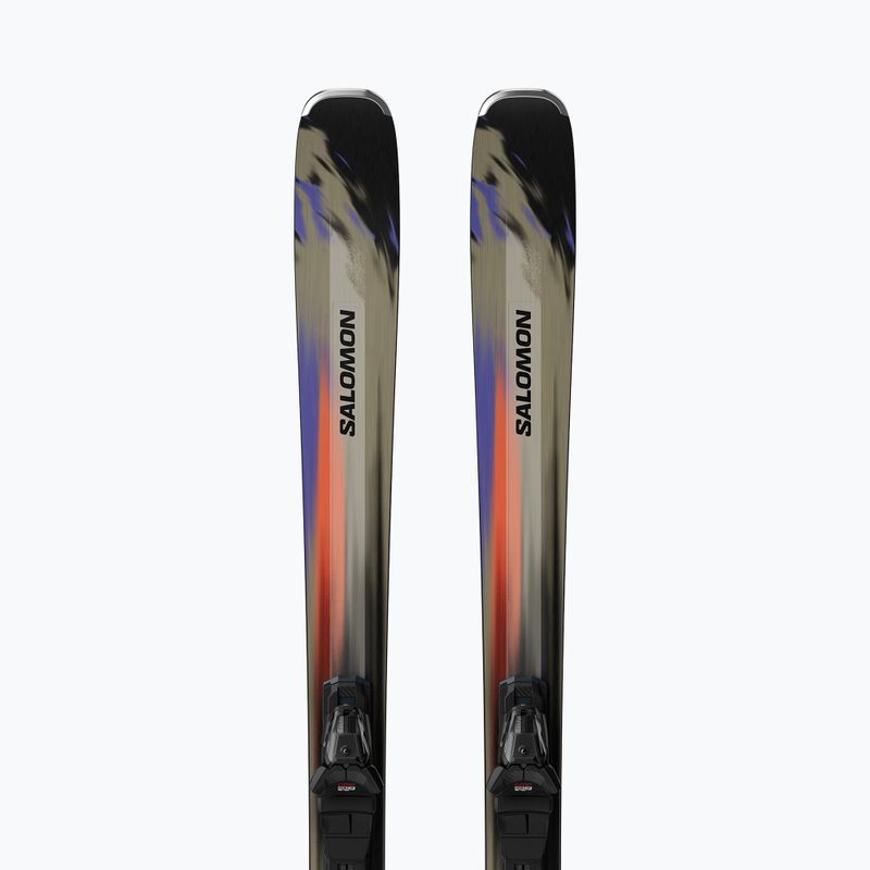 Lesikló sílécek + kötések Salomon Stance 80 + M10 GW kelp/nasturtium 5
