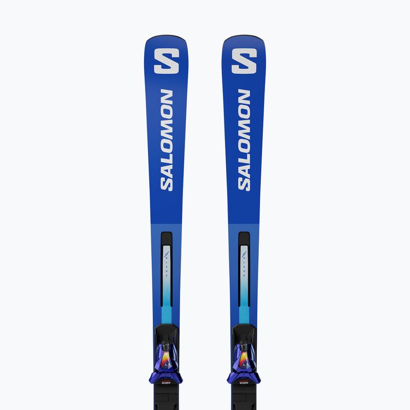 Alpesi sílécek Salomon S/Race GS Pro + kötések I12 GW race blue/white 4