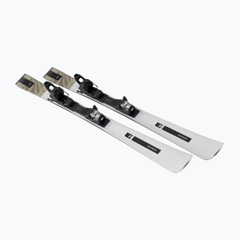 Női alpesi síléc Salomon S/Max N°10 Silver + kötések M10 GW silver met/light bronze met/black 3