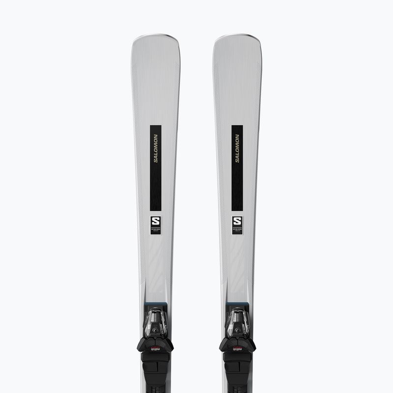 Női alpesi síléc Salomon S/Max N°10 Silver + kötések M10 GW silver met/light bronze met/black 4