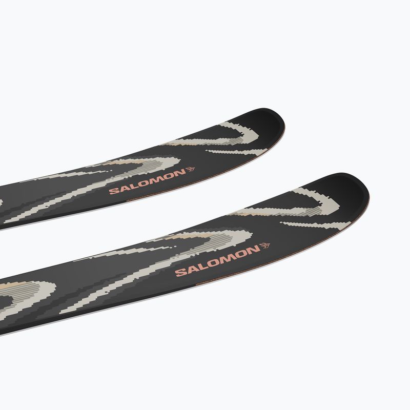 Lesikló sílécek Salomon QST 94 Black black/almond milk 4