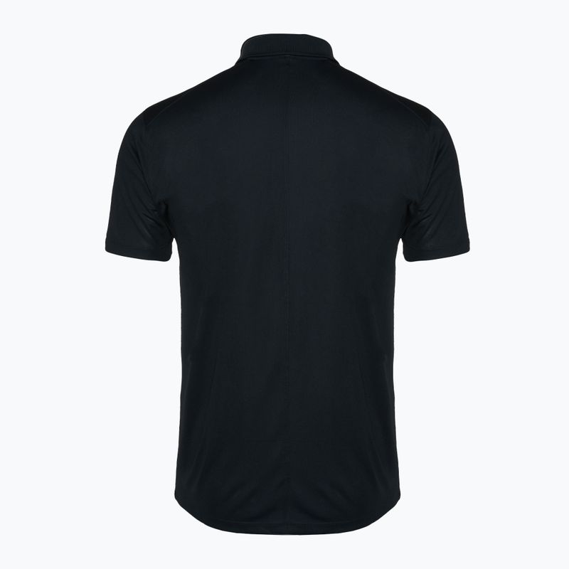 Férfi Nike Court Dri-Fit tenisz póló fekete/fehér 2